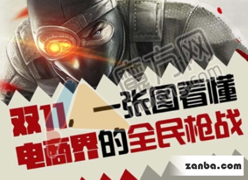 双11 一张图看懂电商界的全民枪战